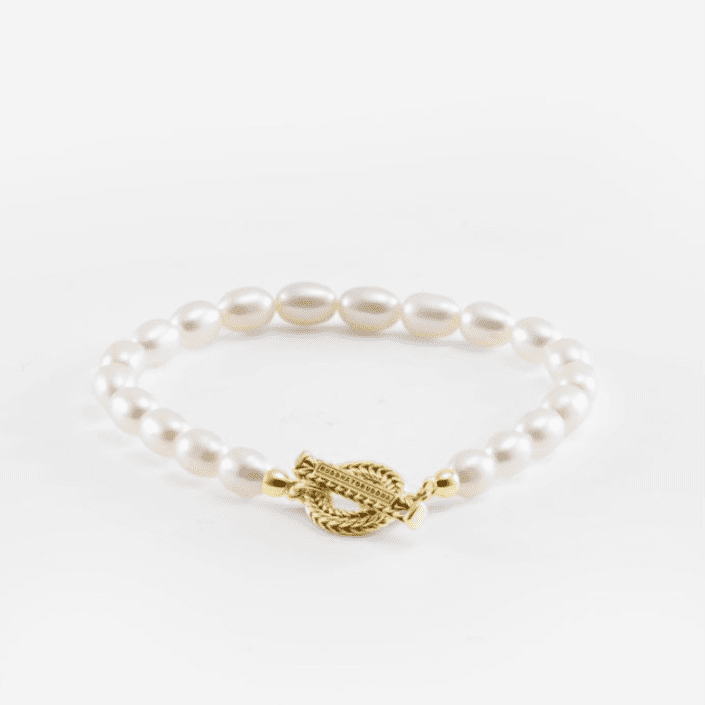 Armband Barbara Parel Verguld Cultured freshwater pearls _ Gold plated € 229