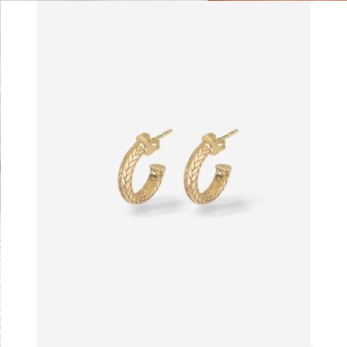 Oorbellen Ellen XS Creole Goud YG 14kt €1.119